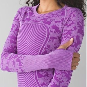 Lululemon Purple Swiftly Tech Long Sleeve Shirt